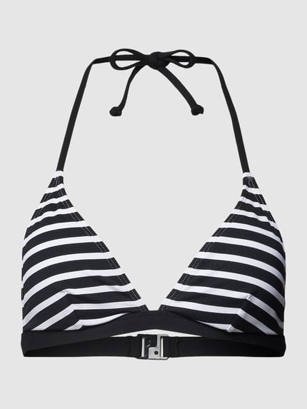 Esprit Bikinibroekje met structuurmotief, model 'RCS mini brief' Zwart - 2