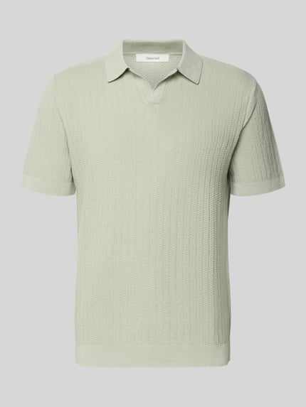 Regular Fit Poloshirt aus Baumwoll-Leinen-Mix Modell 'MATTIS' Shop The Look MANNEQUINE