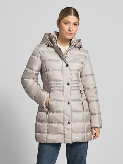 Betty Barclay Steppmantel mit Kapuze Silber 4
