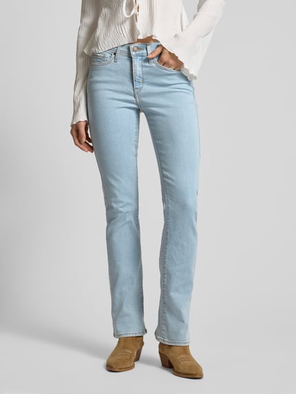 Levi's® 300 Spodnie rozszerzane o kroju slim fit z 5 kieszeniami model ‘315’ Jasnoniebieski 4
