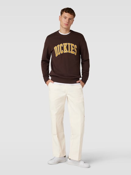Dickies Loose Fit Hose mit Label-Patch Hellgrau 1