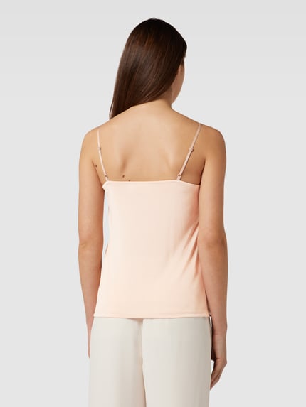 ICHI Top met bandjes en kant Rosé - 5