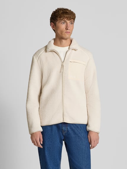 ONLY & SONS Regular Fit Webpelzjacke mit Mesh Innenstoff Modell 'DALLAS' Beige 4