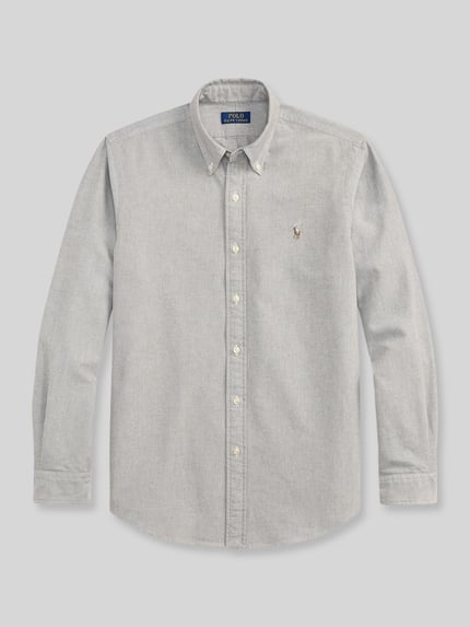 Polo Ralph Lauren Regular Fit Freizeithemd aus reiner Baumwolle Mittelbraun 2