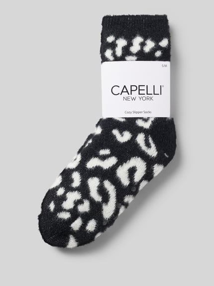 CAPELLI NEW YORK T-shirt z nadrukiem z logo model ‘Basic T’ Czarny 3