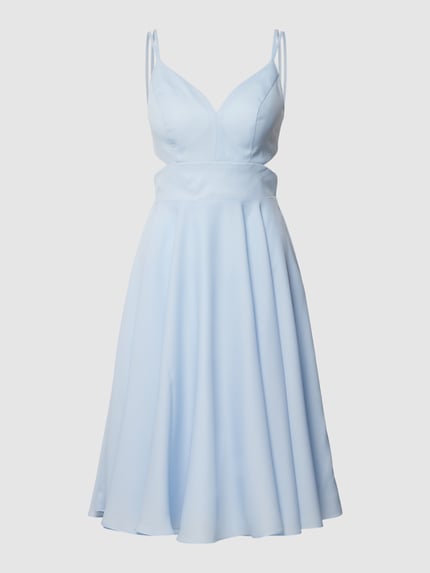 LUXUAR FASHION Cocktailjurk met cut-out Lichtblauw - 2