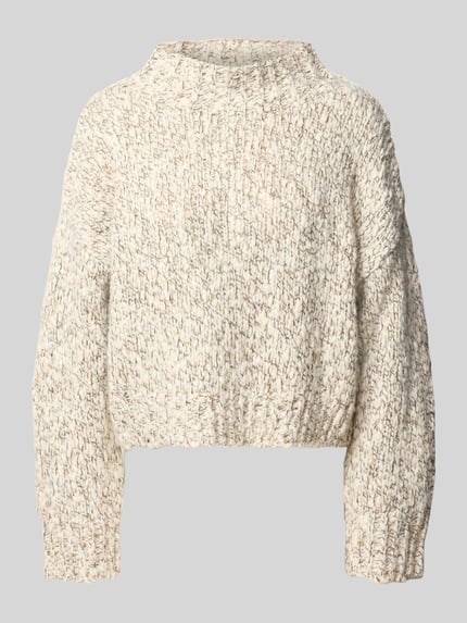 OPUS Pullover aus Wolle Modell 'Pello' Ecru 2