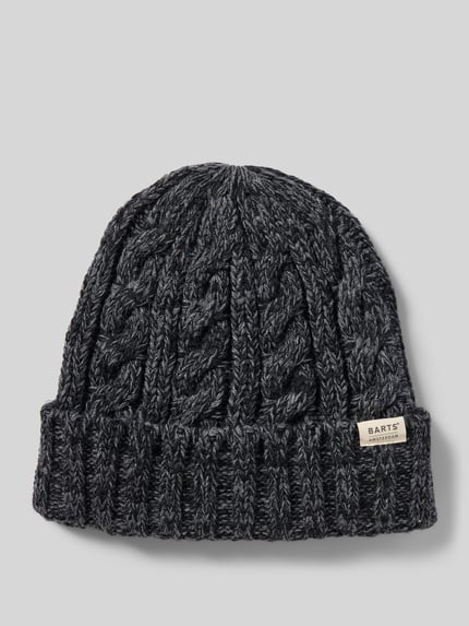 Barts Beanie mit Label-Detail Modell 'Kaen' BLACK 1