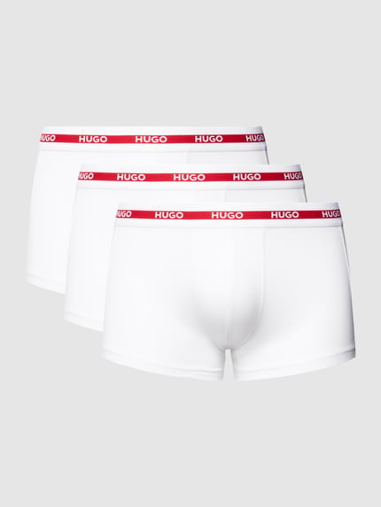 HUGO Nauwsluitende boxershort met logoband Wit - 2