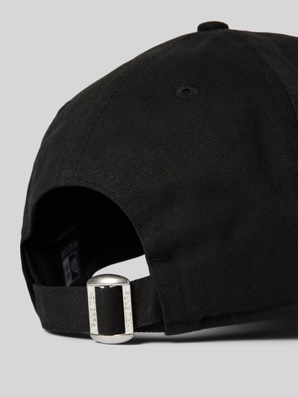 New Era Baseballpet met labelstitching Zwart - 3
