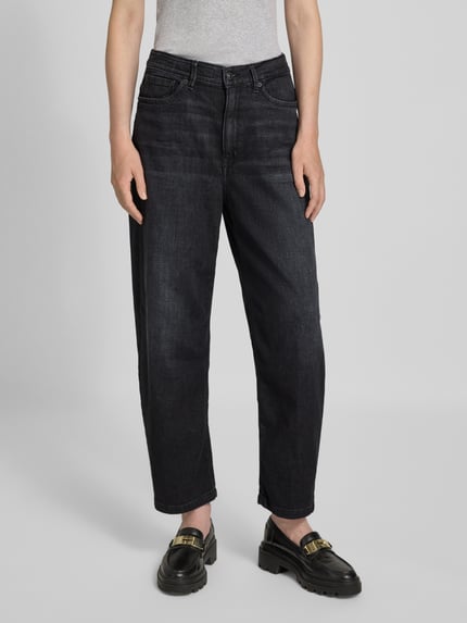 DRYKORN Relaxed Fit Jeans mit Eingrifftaschen Modell 'FLOWN' Anthrazit 4