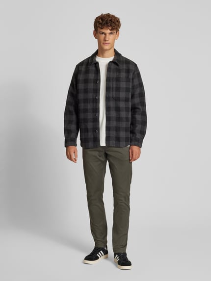 G-Star RAW Skinny fit chino met achterzakken Antraciet - 1