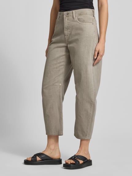 Calvin Klein Jeans Barrel Jeans aus reiner Baumwolle Taupe 4