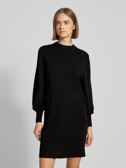 ONLY Figurumspielendes Strickkleid aus Viskose-Mix Modell 'LABELLE' Black 4