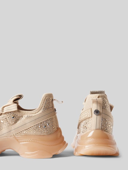 Steve Madden Chunky Sneaker mit Ziersteinbesatz Modell 'MAXILLA-R-E' Beige 2