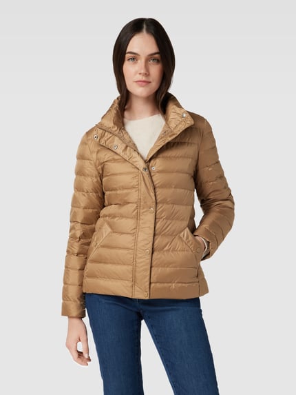 GANT Gewatteerd jack met labeldetail Camel - 4