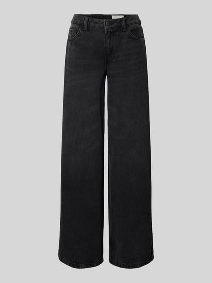 Wide Fit Jeans im 5-Pocket-Design Modell 'KETTIE' Shop The Look MANNEQUINE