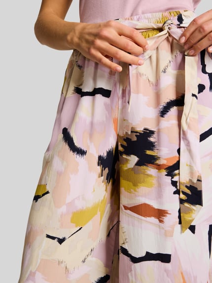 Tom Tailor Loose Fit Hose aus Viskose-Mix  Rosa 3
