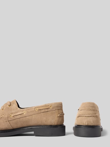 Steve Madden Loafers van echt leer, model 'Rummored' Taupe - 2