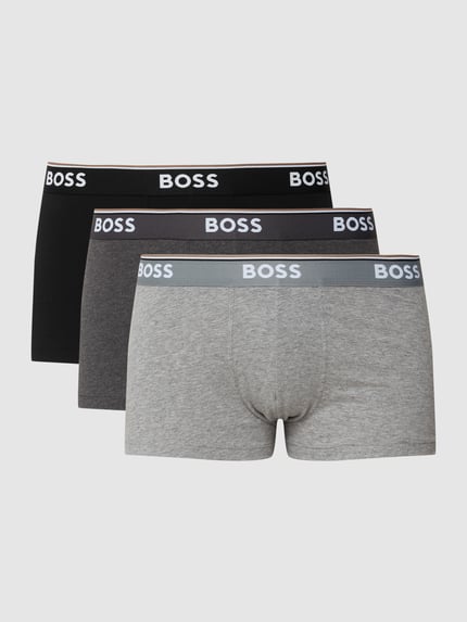 Trunks mit elastischem Logo-Bund im 3er-Pack Shop The Look MANNEQUINE