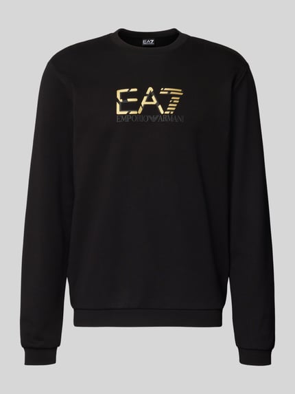 Sweatshirt mit Logo und Rundhalsausschnitt Shop The Look MANNEQUINE