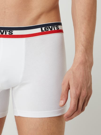 Levi's® Bokserki z domieszką stretchu w 3‑pakiecie Czerwony 4