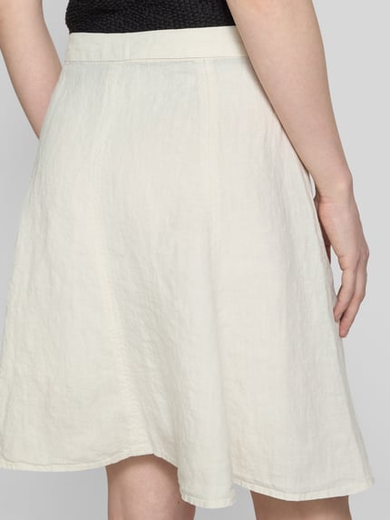 Marc O'Polo Relaxed Fit Mini-Rock aus reinem Leinen Sand 3