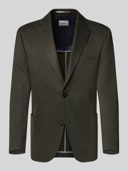ROY ROBSON Slim Fit Sakko mit Viskose-Anteil und Reverskragen Gruen 2