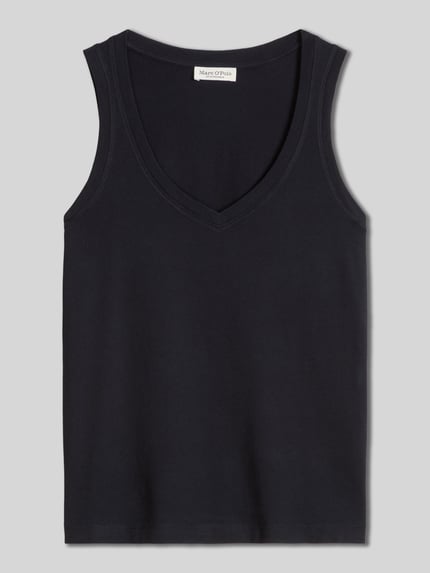 Marc O'Polo Regular Fit Top aus reiner Baumwolle Marine 2