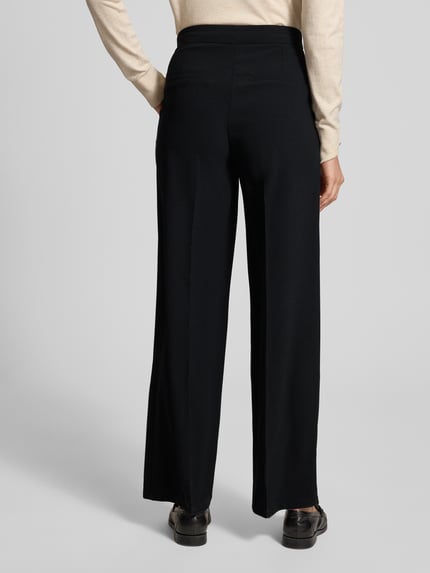 Selected Stoffhose mit weitem Bein Modell 'TINNI' Black 5