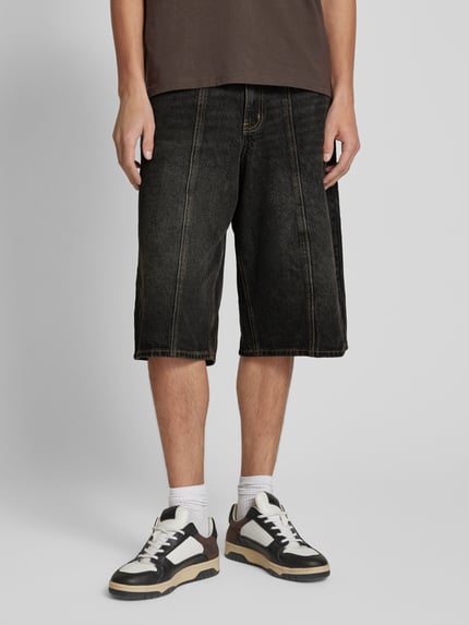 REVIEW Superbaggy Fit Jeans Shorts im 5-Pocket-Design - Jorts Black 4