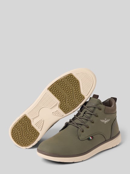 Aeronautica Militare Sneaker mit profilierter EVA-Sohle Oliv 4
