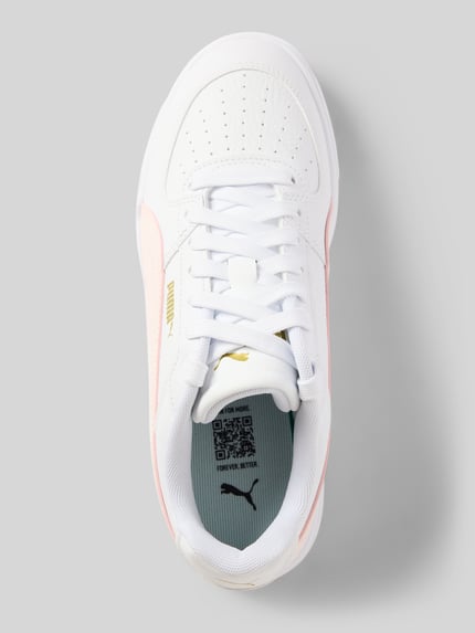 PUMA Sneaker mit dämpfender Gummisohle Modell 'Caven III' Weiss 3