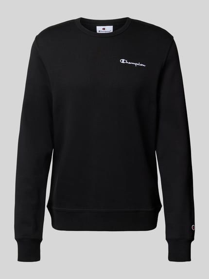Champion Bluza z wyhaftowanym logo Czarny 2