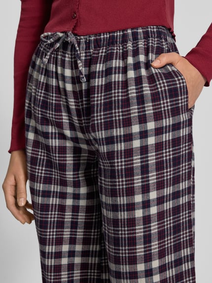 REVIEW Relaxed Fit Stoffhose mit Tunnelzug Marine 3