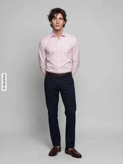 Seidensticker Regular Fit Businesshemd aus reiner Baumwolle Modell 'New Kent' Rosa 4