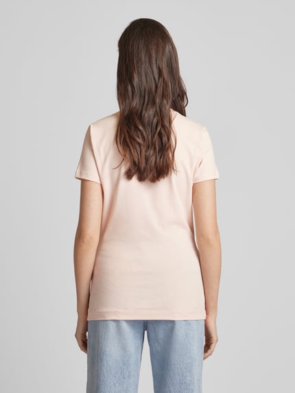 GUESS T-Shirt mit Strasssteinbesatz Hellrosa 5