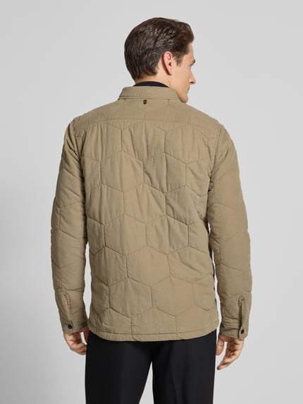 PME Legend Overhemdjack met drukknoopsluiting Beige - 5