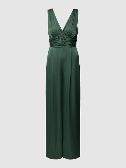 Jake*s Cocktail Jumpsuit mit Raffungen Grass 2