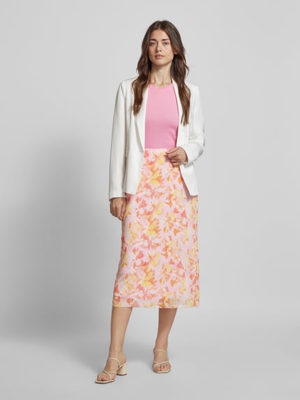 Smith and Soul Midirock mit floralem Muster Rosa 1