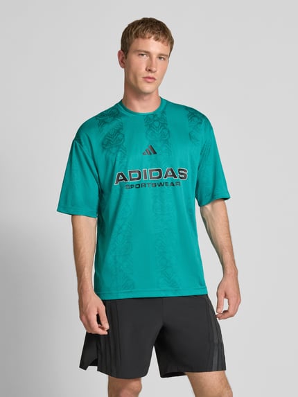 adidas Sportswear Regular Fit T-Shirt mit Logo-Print Modell 'Tiro' Lind 4