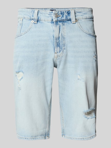 Tommy Jeans Regular Fit Jeansshorts aus Baumwoll-Mix Modell 'RONNIE' Hellblau 2