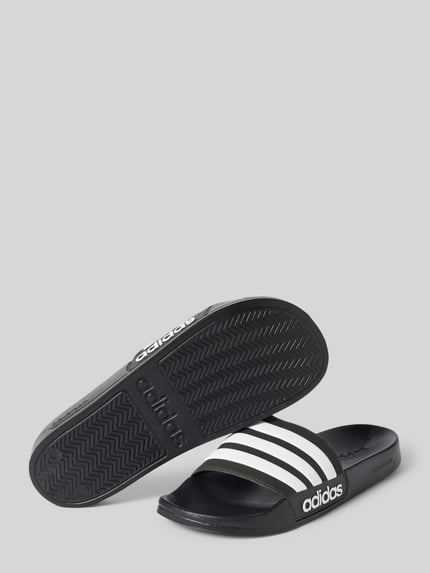 adidas Sportswear Klapki z detalami z logo model ‘ADILETTE SHOWER’ Czarny 4