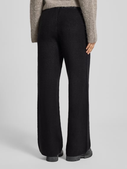 Jake*s Casual Wide Fit Strickhose mit elastischem Bund Black 5