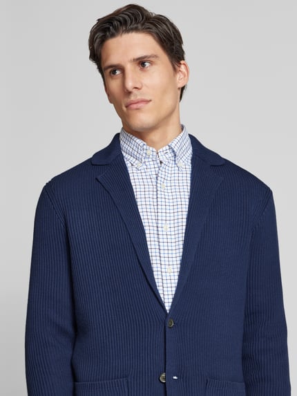 Polo Ralph Lauren Kurtka z dzianiny z kołnierzem rewersowym Granatowy 3