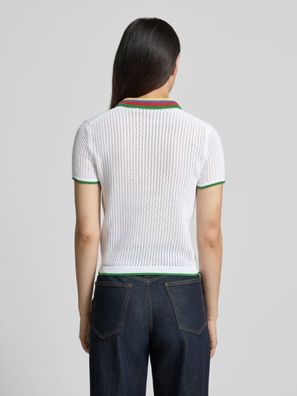 Polo Ralph Lauren Koszulka polo z dzianiny o kroju regular fit z mieszanki bawełny Biały 5