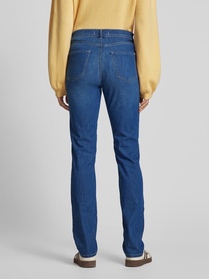 Brax Straight fit jeans met 5-pocketmodel, model 'Carola' Blauw - 5