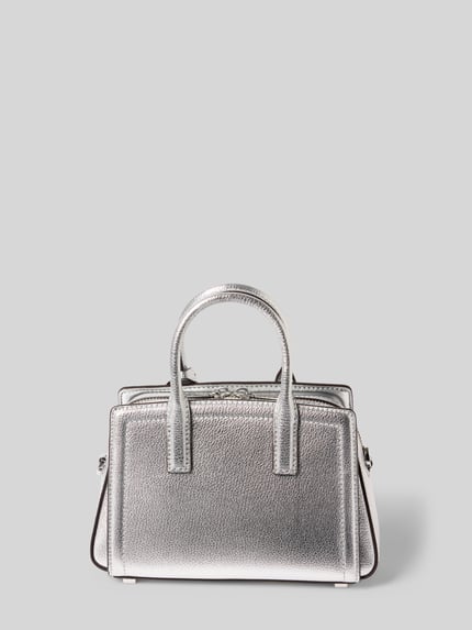MICHAEL Michael Kors Umhängetasche mit Logo-Detail Modell 'LAILA XS' Silber 4