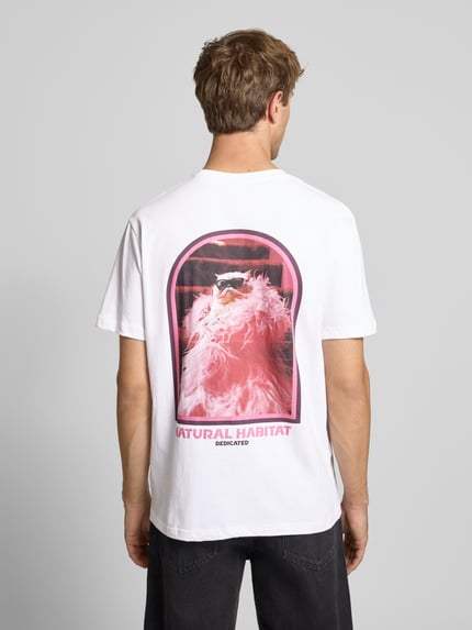 Dedicated T-Shirt mit Motiv-Print Weiss 5