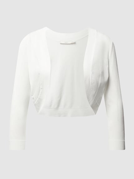 Jake*s Cocktail Bolero mit Schalkragen Offwhite Melange 2